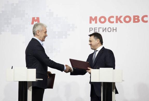 Собянин и Воробьев подписали стратегию развития транспортной инфраструктуры