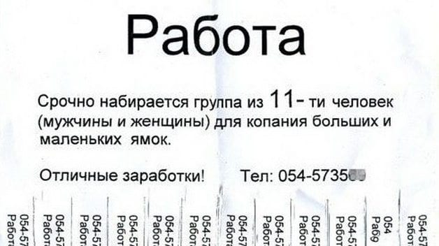 Смешные объявления: на работу требуется человек Смешные объявления: на работу требуется человек картинки,юмор