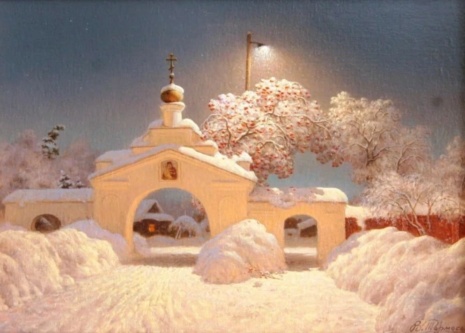 Художник Виктор Тормосов. Где стеною снега… Художник Виктор Тормосов. Где стеною снега…