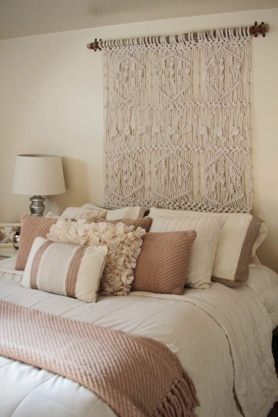Задача оформить стену за изголовьем кровати: подборка свежих идей декор,для дома и дачи,интерьер