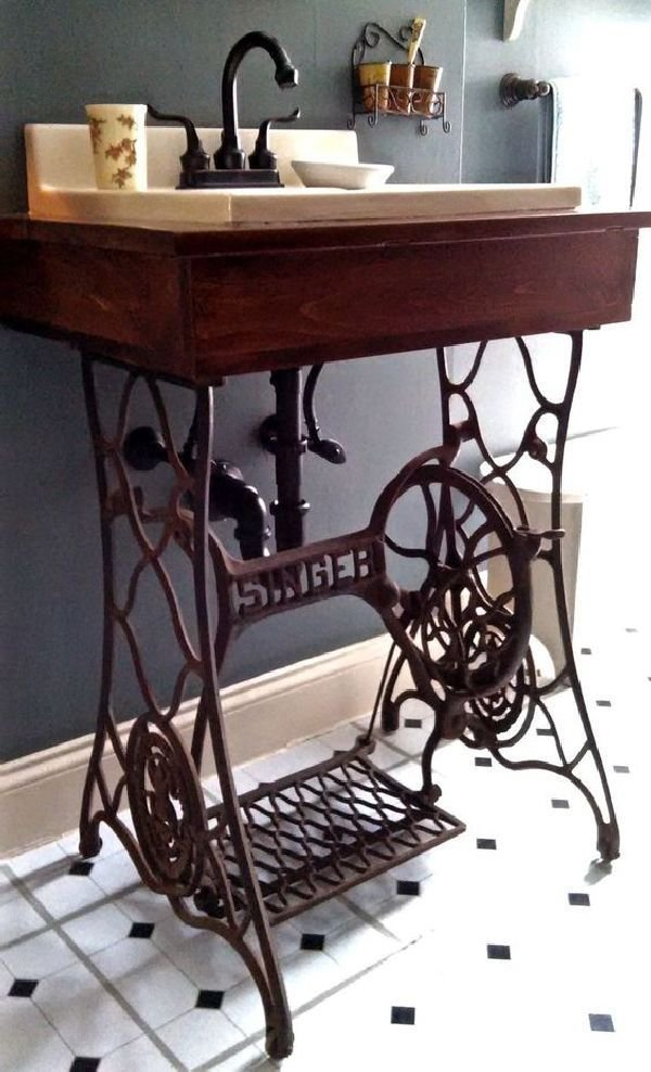 Старые машинки Зингер снова могут стать полезными: переделки Старые машинки Зингер снова могут стать полезными: переделки полезные советы,разное