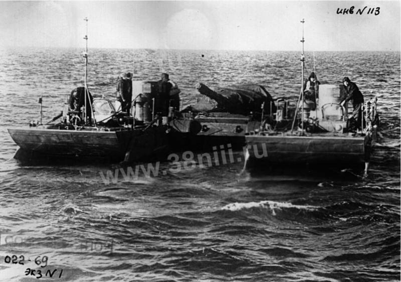 История зампотеха: танковый десант на подводных крыльях оружие