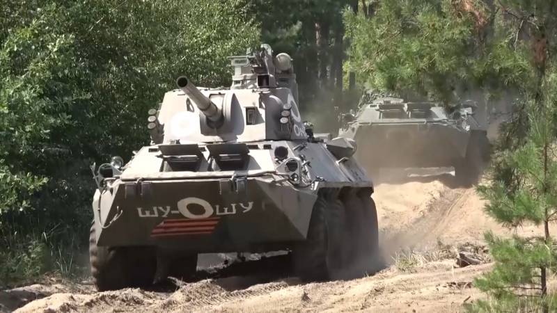 Самоходные орудия 2С23 «Нона-СВК» в Спецоперации