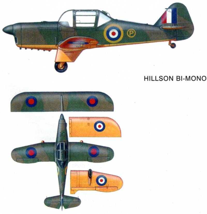 Экспериментальный самолёт Hillson Bi-Mono (Великобритания) крыла, самолет, самолета, крылом, BiMono, крыло, верхнего, после, slipwing, испытания, получил, Проект, режимах, компания, возможности, Второй, получила, конструкции, экспериментальный, Hills