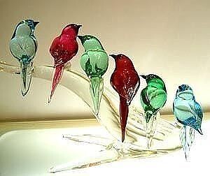 Какая красота! Птицы из стекла. 