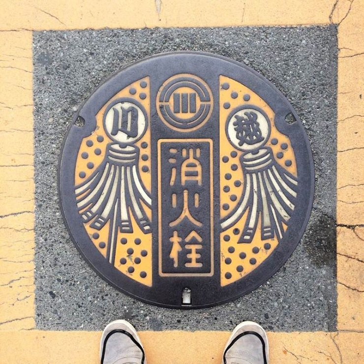 Красота под ногами: красивейшие канализационные люки из Японии интересное,канализация,люк,путешествия,Япония