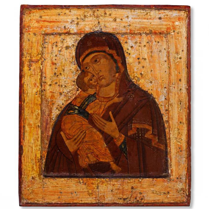 Икона Владимирской Богоматери Владимирская икона Божией Матери: фото