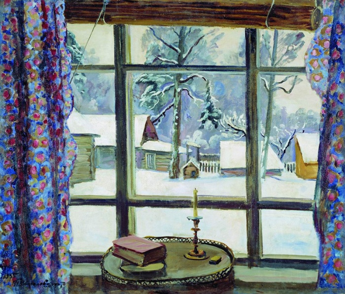 Окно поэта. 1935 год. Автор: П. П. Кончаловский.