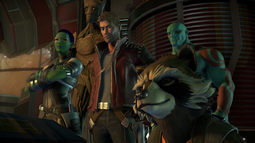 Marvels guardians of the galaxy telltale. Стражи Галактики Telltale. Стражи Галактики теллтейл геймс. Telltale's Guardians of the Galaxy Королева монстров. Гамора из игры Стражи Галактики Telltale games.