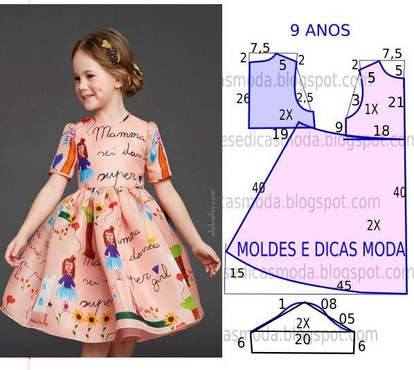 12 моделей одежды для малышей с выкройками