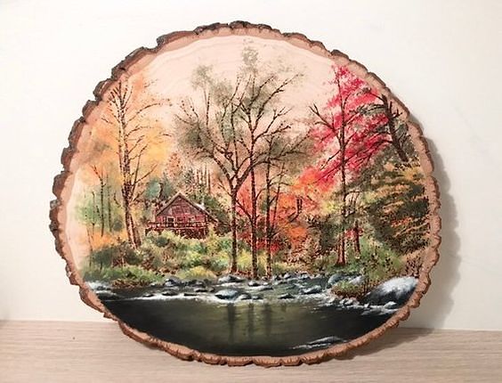 Картины на спиле дерева. Талантливо! Картины на спиле дерева. Талантливо! handmake,поделки своими руками,художество