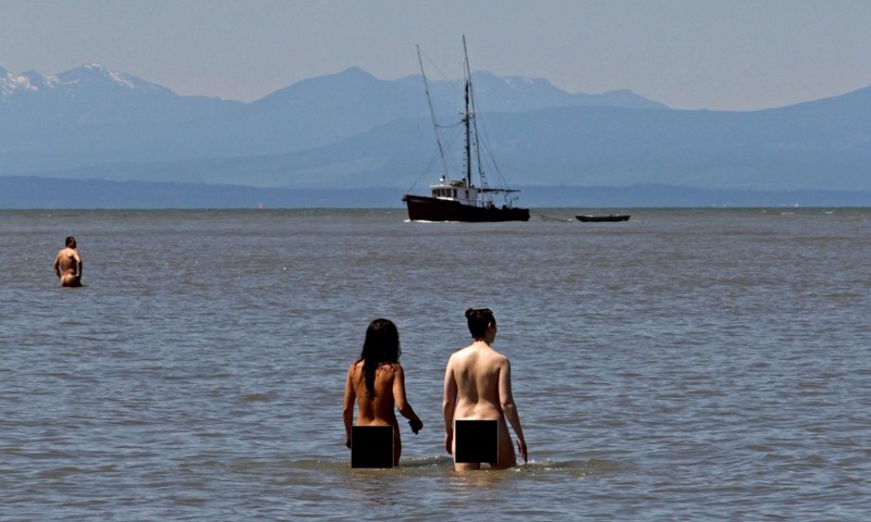 10. Wreck Beach – Ванкувер, Канада вокруг света, нудисты, пляж