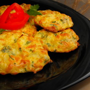 Капустные оладьи с сыром
