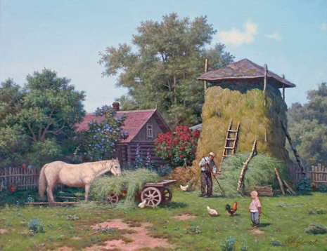 Художник Виктор Тормосов. Где стеною снега… Художник Виктор Тормосов. Где стеною снега…