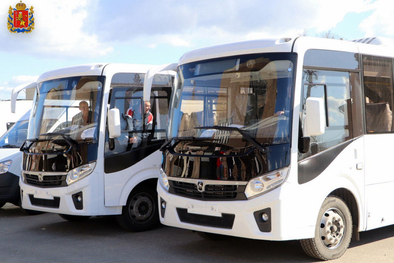 Во Владимирскую область привезли 35 купленных в прошлом году новых автобусов