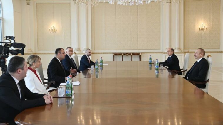 Дружественные связи: Ильхам Алиев принял министра юстиции Грузии