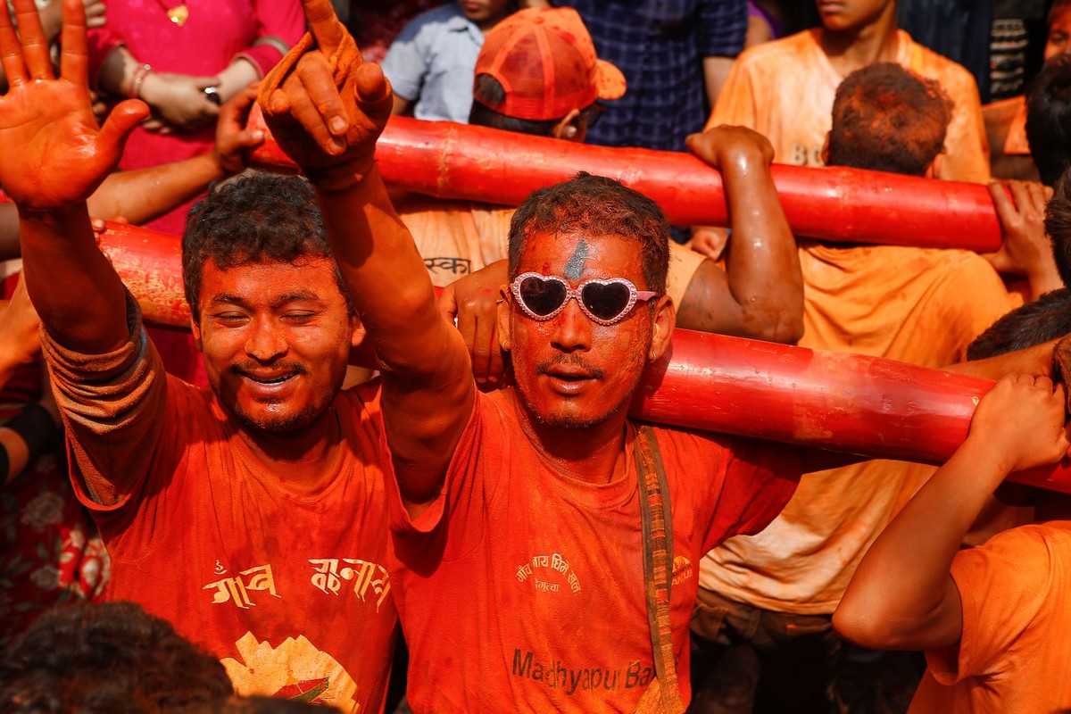 Фестиваль «Синдур Джатра» в Непале Фестиваль «Синдур Джатра» в Непале