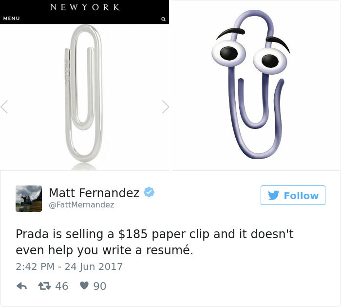 Prada Paperclip