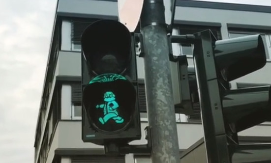 В Германии появились светофоры с изображением Карла Маркса