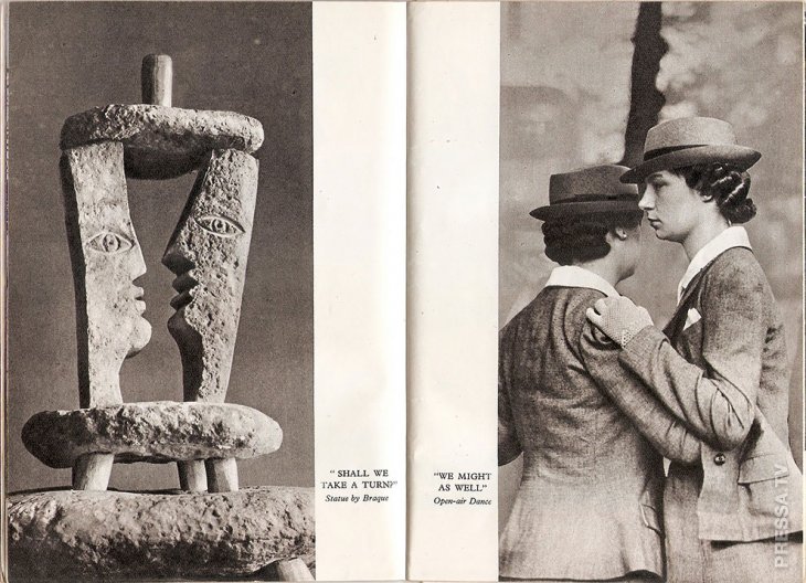 Истории без слов - фотографии из журнала "Лилипут" 1937 года 