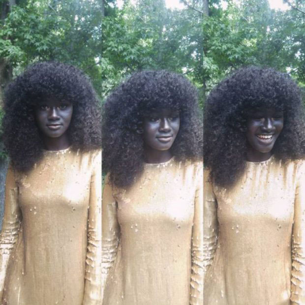 Худия Диоп — модель с самой тёмной в мире кожей