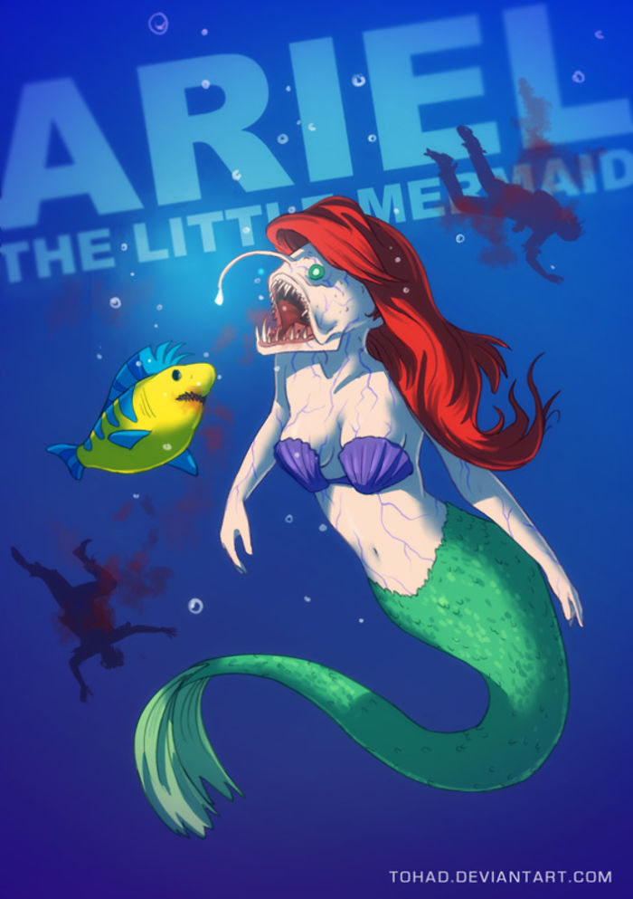 Artist Turns Characters Of Our Childhood As Bloody As Those Of Tarantino