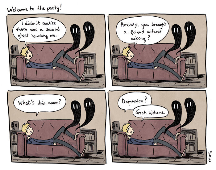 Anxiety And Depression Comics