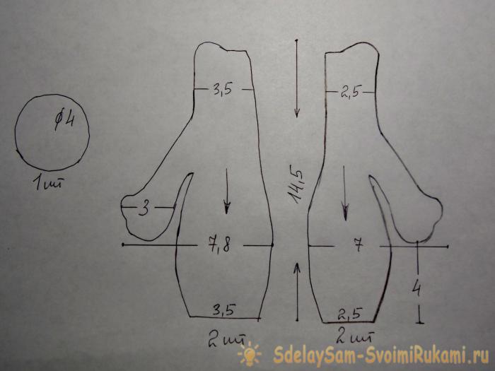 Мастер класс Миша Сувенир