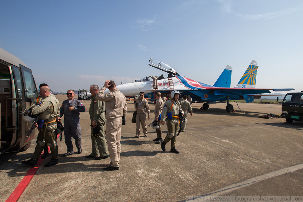 Русские витязи и Стрижи на China Airshow 2016