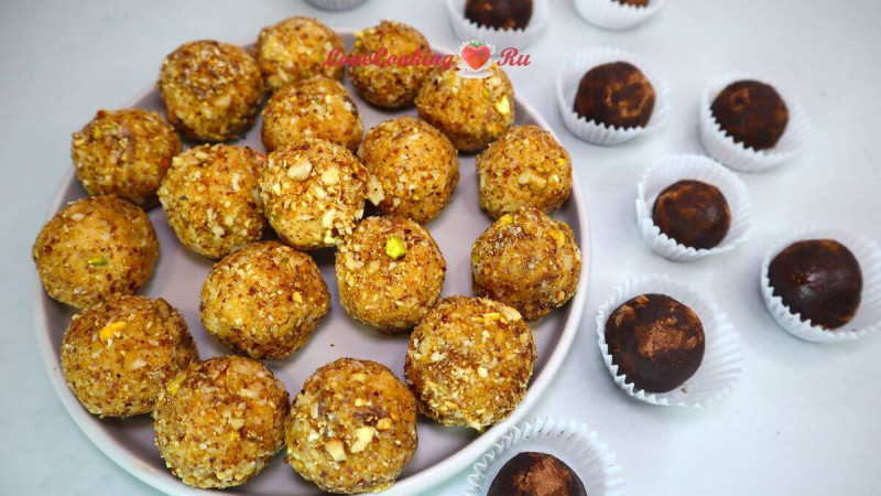 Вкусные и полезные конфеты без глютена, яиц и молока