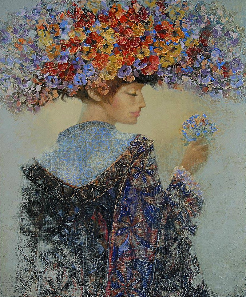 На магнетическом сеансе. Антон Павлович Чехов и художник Владимир Рябчиков Живопись