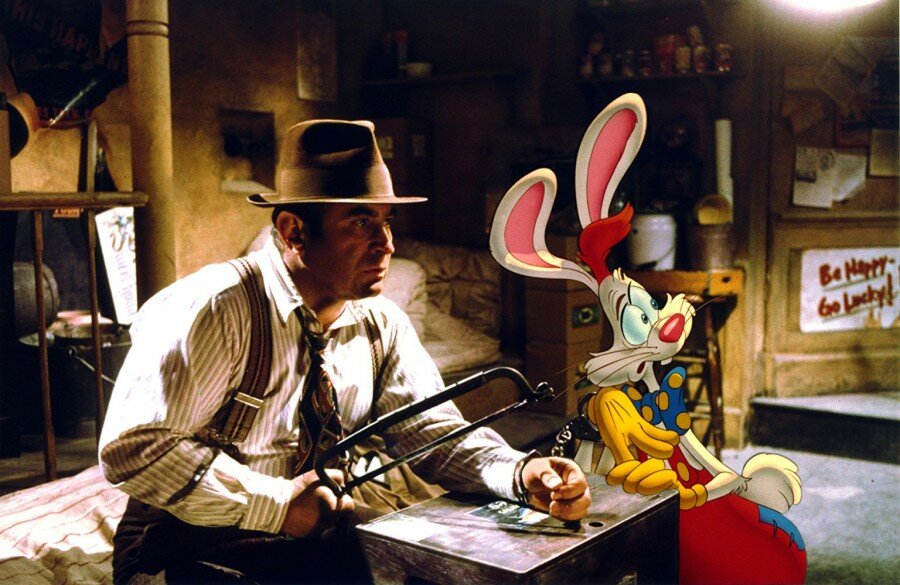 Кадр  из фильма «Кто подставил  кролика Роджера?» (1988)  