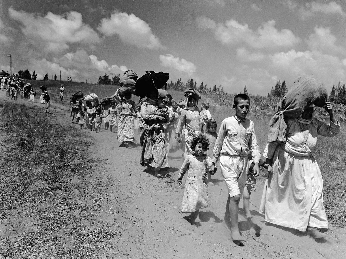 Накба, Исход палестинцев (1948 г.)