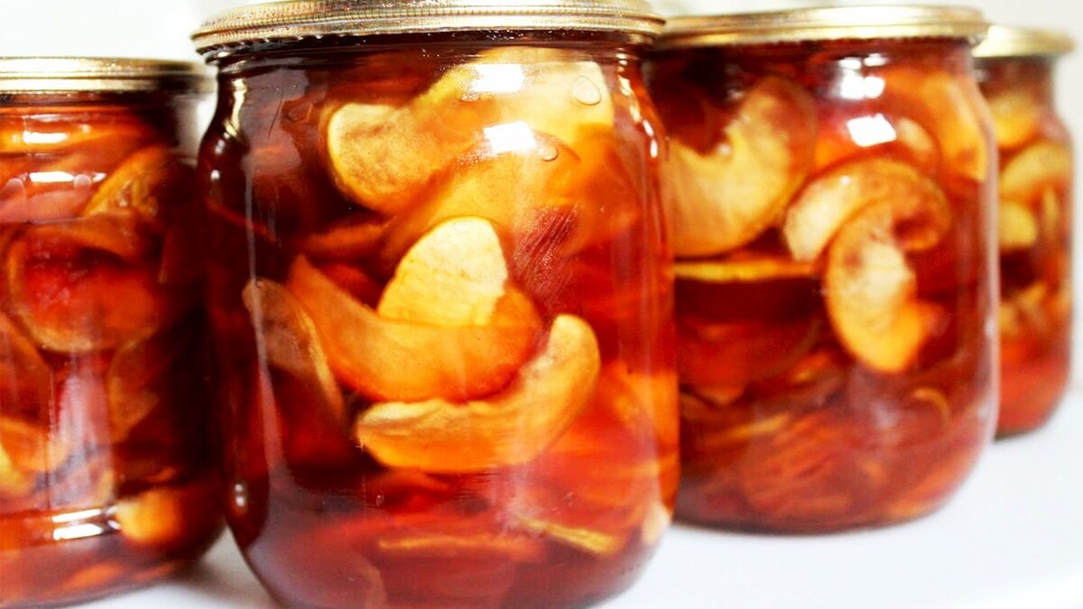 Прозрачные яблочные дольки, как цукаты: ароматное варенье на зиму
