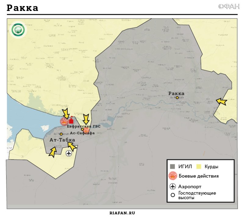 Жилые районы Ракки вновь оказались под ударами ВВС коалиции
