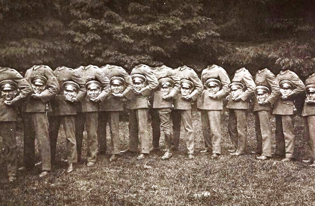 История фото: портрет без головы 