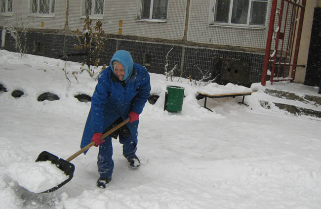 Получи снежок