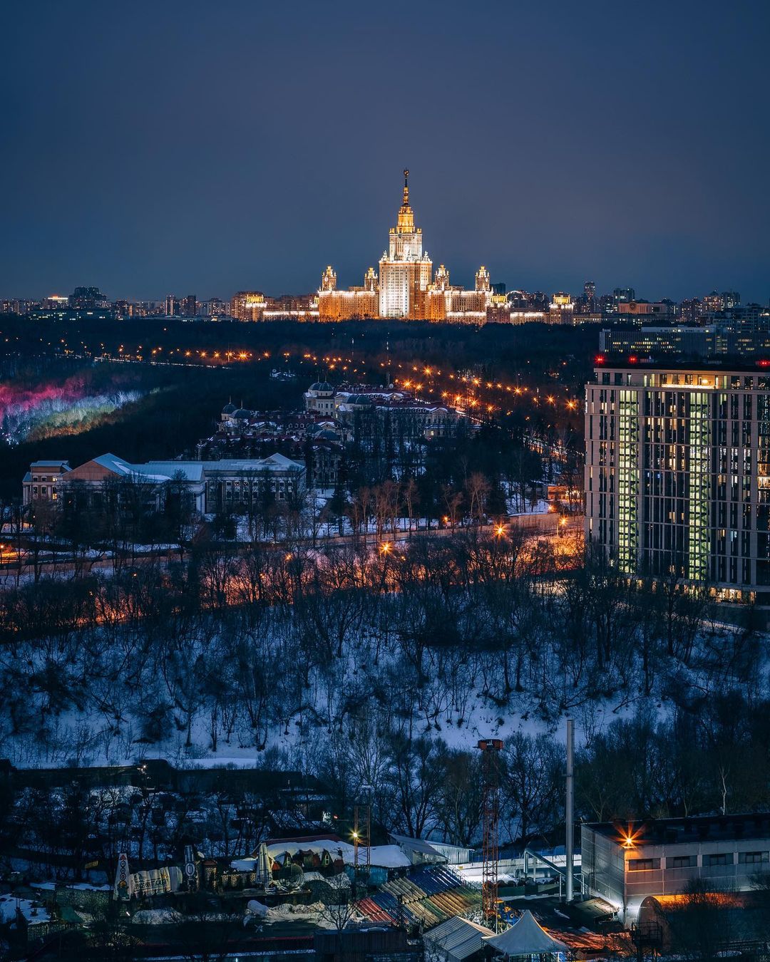 Москва на снимках Ильи Воробьёва, влюблённого в свой город Москва,Россия,тревел-фото