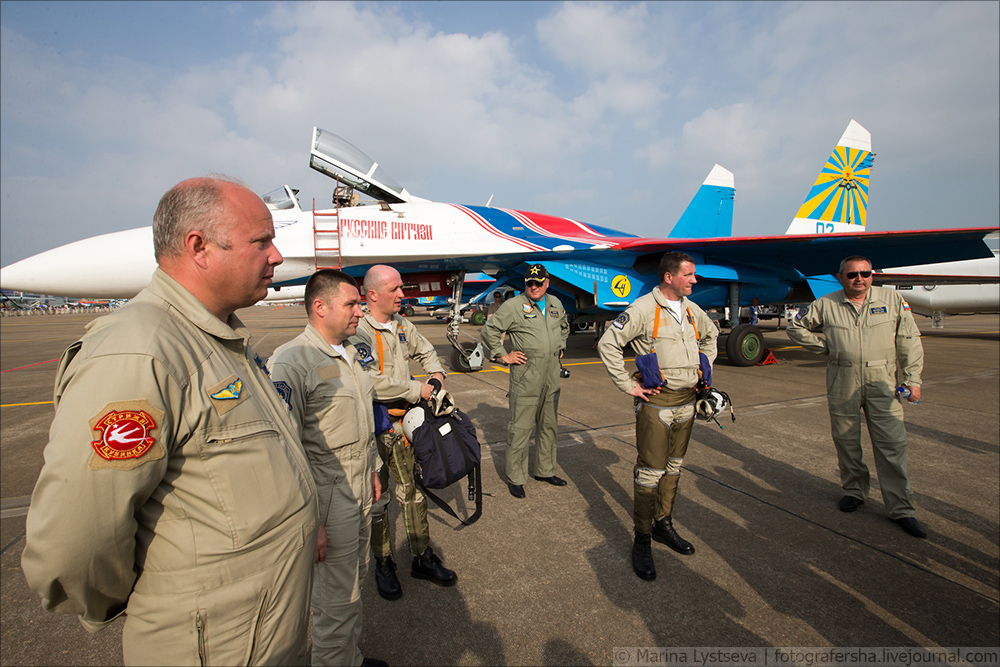 Русские витязи и Стрижи на China Airshow 2016