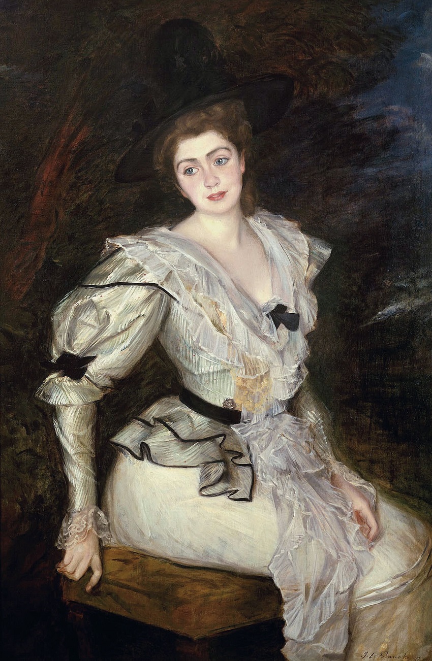 Portrait of a Sitting Baroness in Louis XVI Costume, 1893.