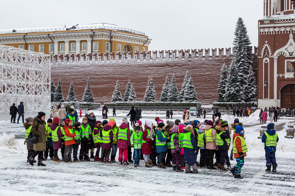 Москва после снегопада