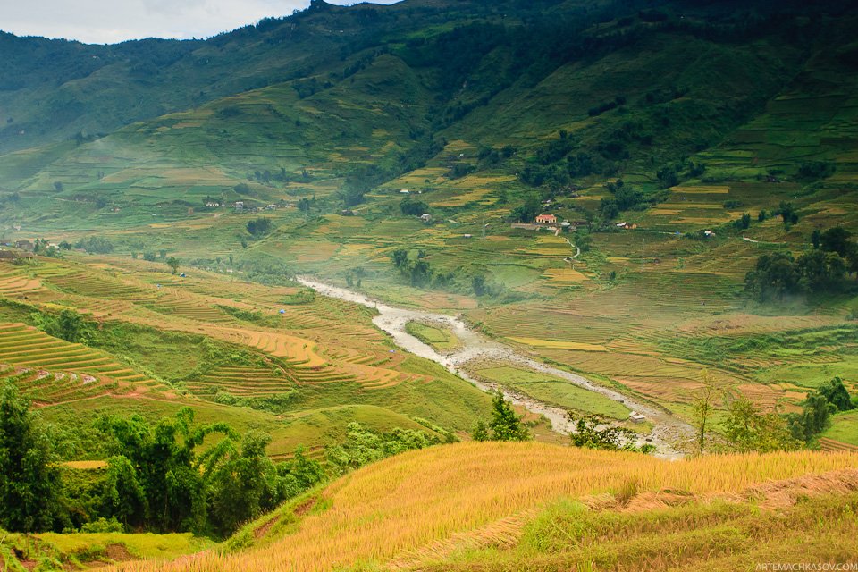 Прогулки по рисовым террасам Прогулки по рисовым террасам пейзажи