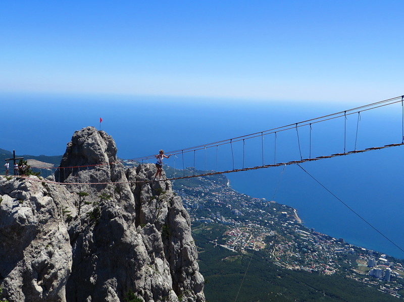 Гора Ай-Петри - знаменитая вершина крымских гор и мост в небо ай-петри, гора, история, крым, природа