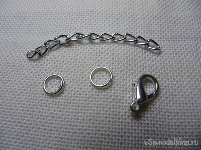 Браслет из бисера «Снежная королева» 