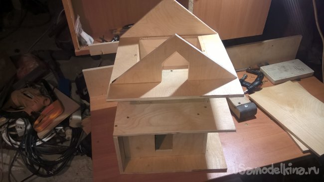 Двухэтажный скворечник в стиле люкс Двухэтажный скворечник в стиле люкс кормушка своими руками