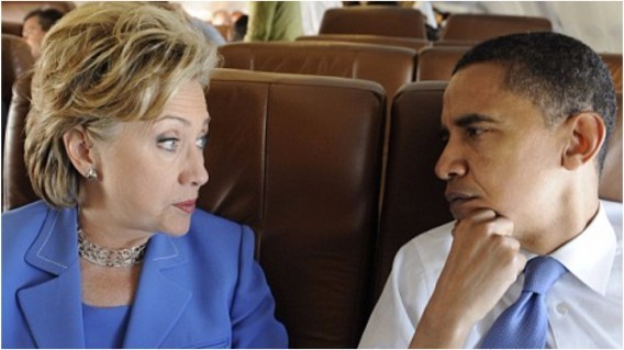 Барак Обама и Хиллари Клинтон политики, фото, юмор