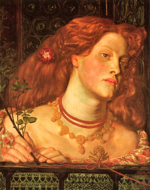 Rossetti, Dante Gabriel - Fair Rosamund 1861 (end. Данте Габриэль Россетти