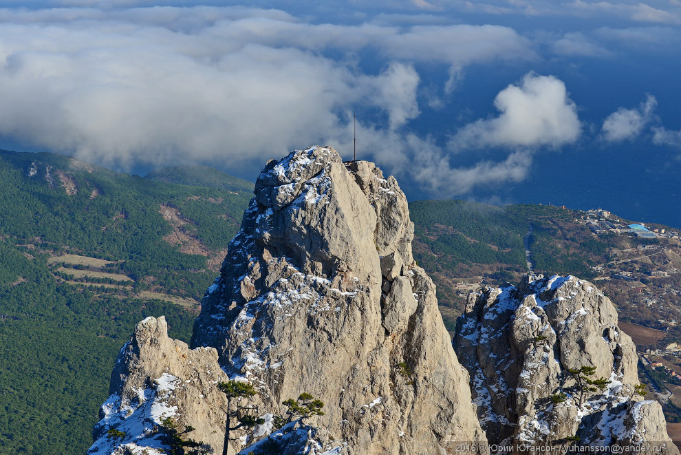 В Крыму над облаками