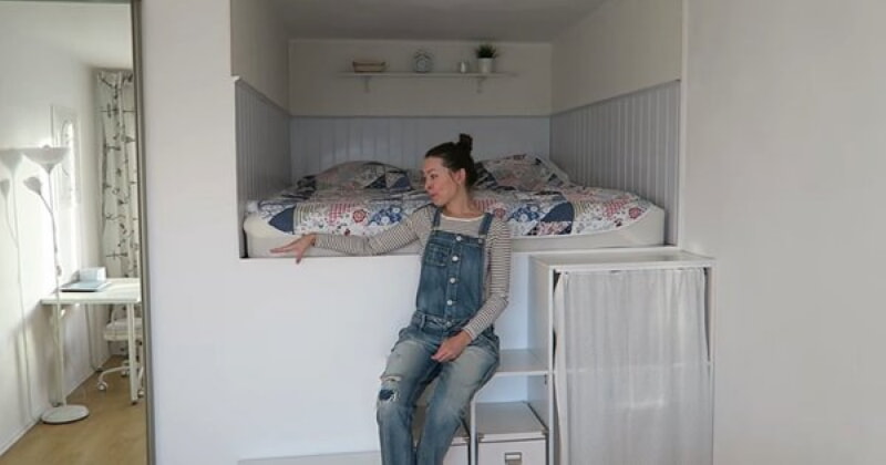 Нестандартное решение для хрущёвки 30 кв. м.: интересный ремонт своими руками домашний очаг,ремонт,рукоделие,своими руками