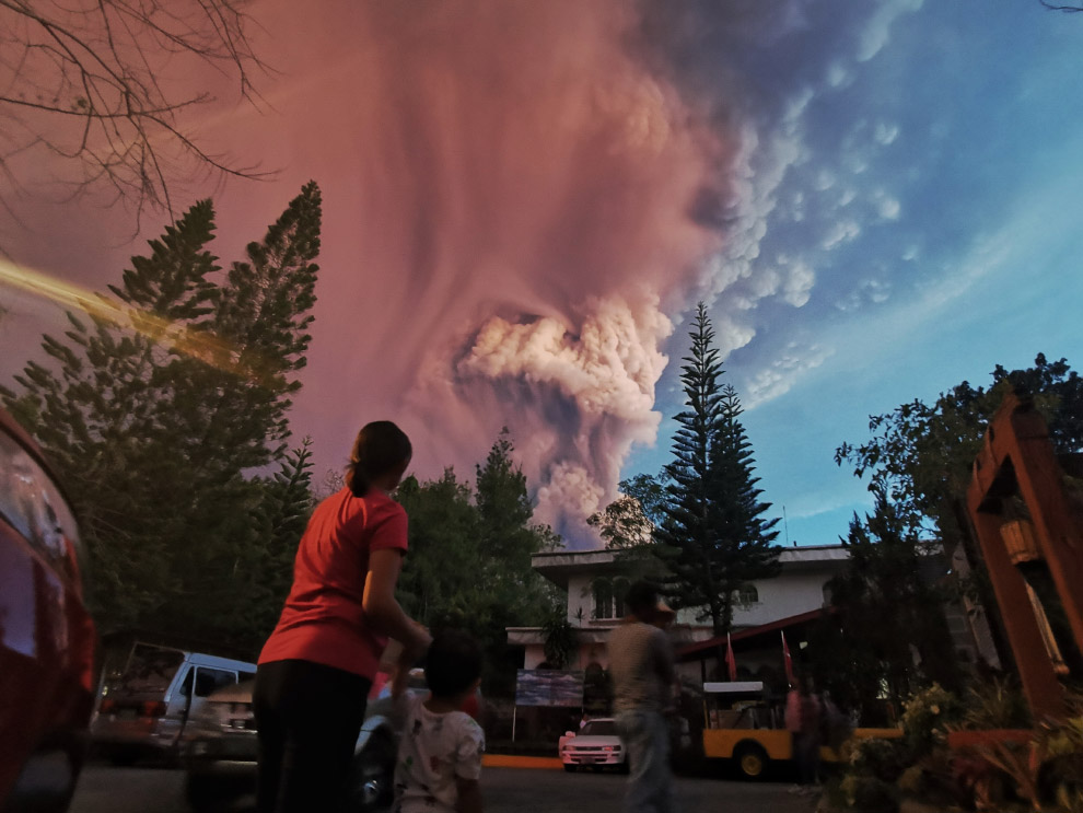 Извержения вулкана на Филиппинах